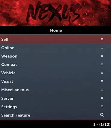 Nexus Redengine Premium Menu