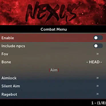 Nexus Redengine Premium Menu