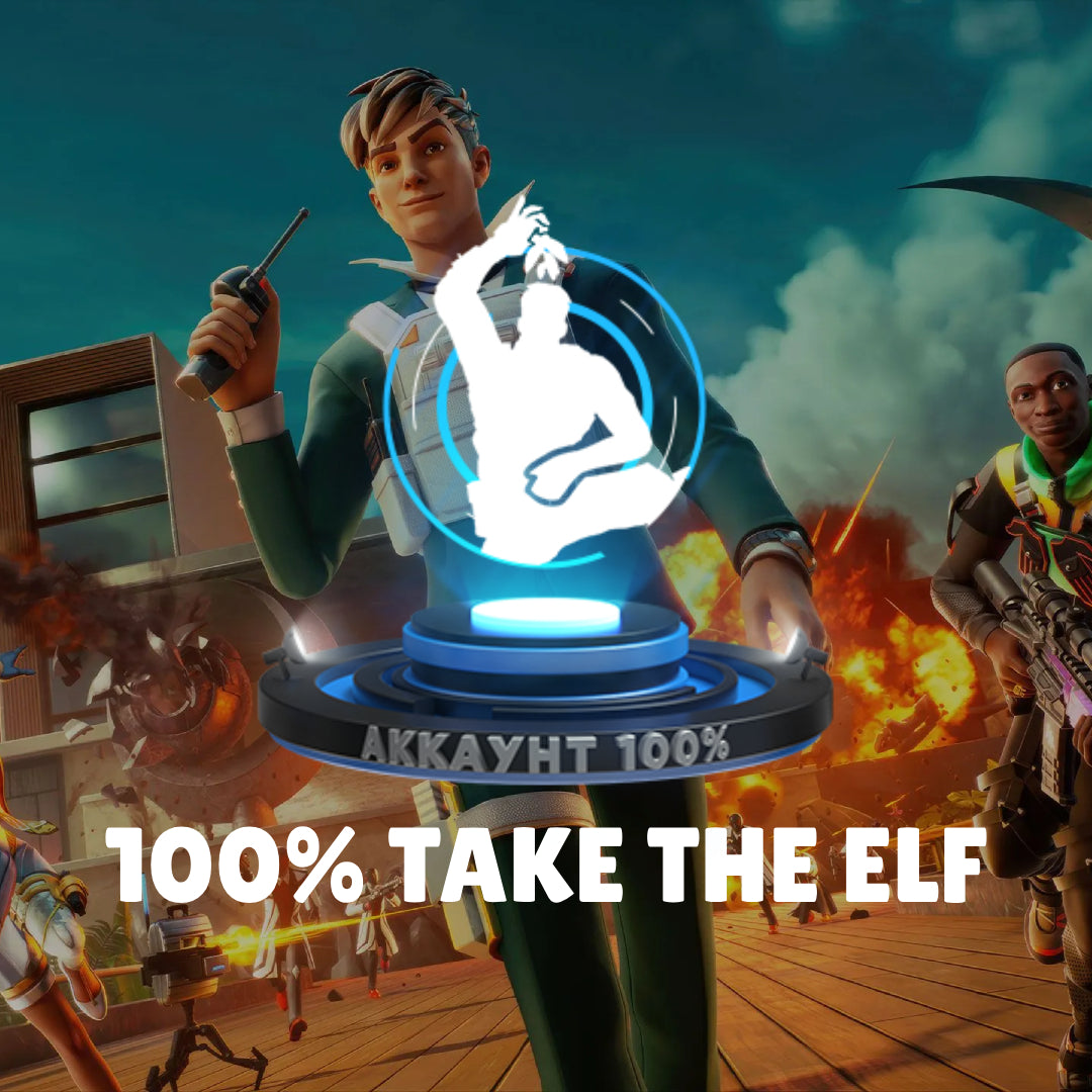 Fortnite Account with 100% Take The Elf (NFA)