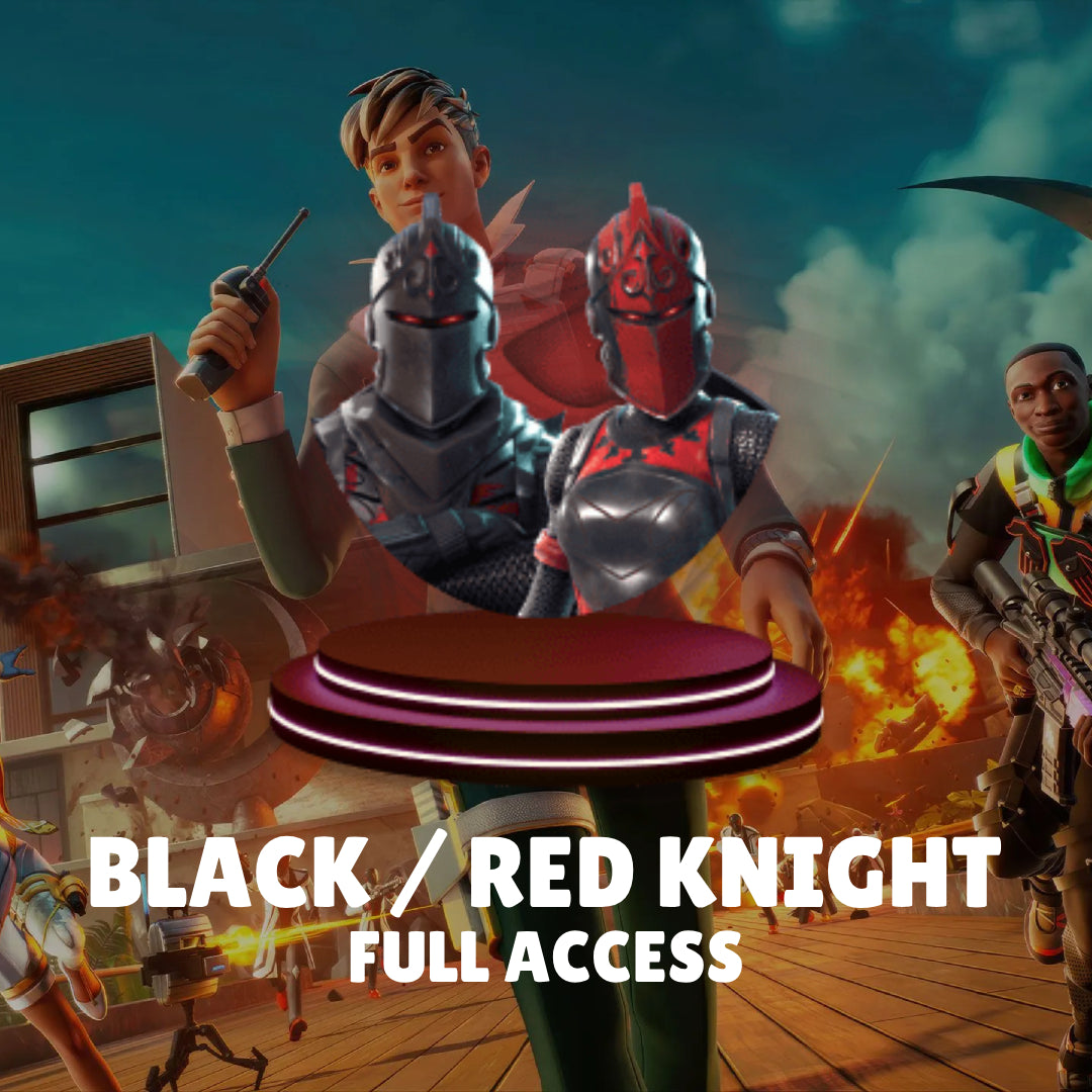 Fortnite Account with 100% Black Knight or Red Knight (Full Access)